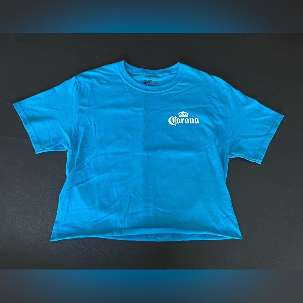 Corona beer crop top